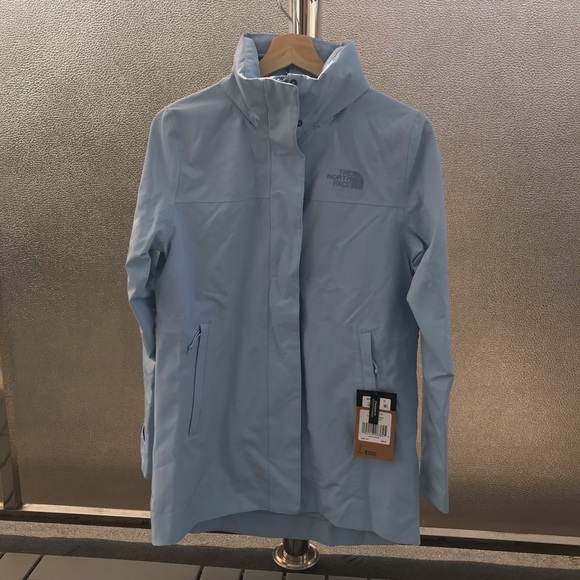 Northface west oak city trench jacket in blue - Picture 6 of 15